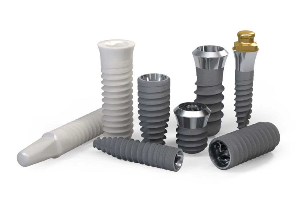 Different types of dental implants