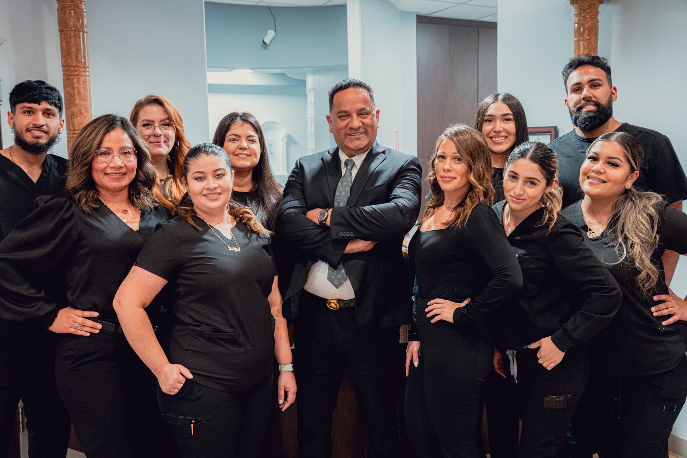Morada Dental and orthodontics Staff with Dr Cheema